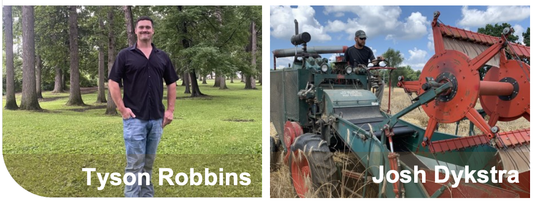 Tyson Robbins (left) and Josh Dykstra (right)